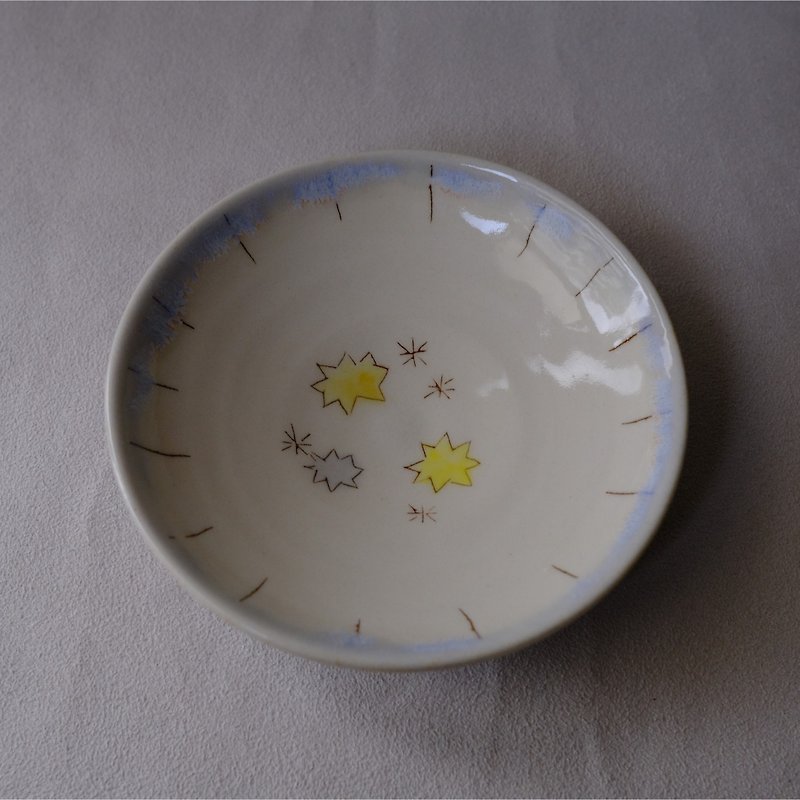 Suànn-Sian . Glittering Stars | Small Dish - Plates & Trays - Pottery Blue