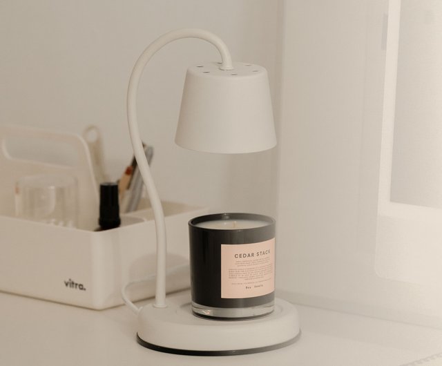 熱で溶かす キャンドルウォーマーランプ(白) 明るさ調整可 - ショップ