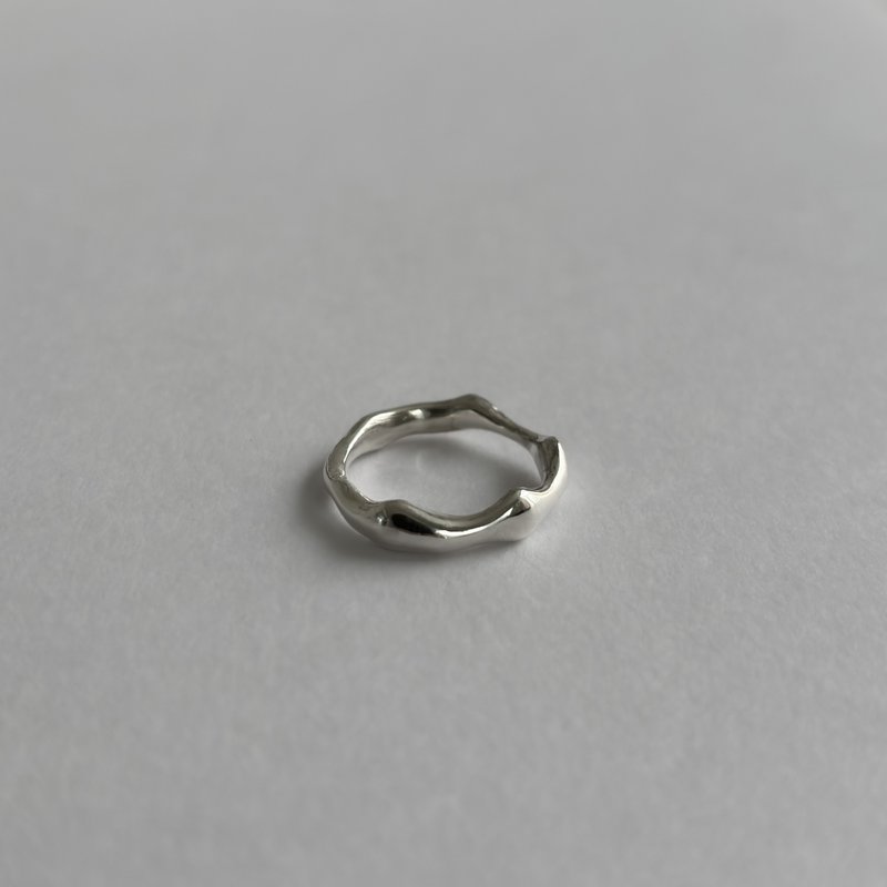 ring silver925 wave ring05 - แหวนทั่วไป - โลหะ 