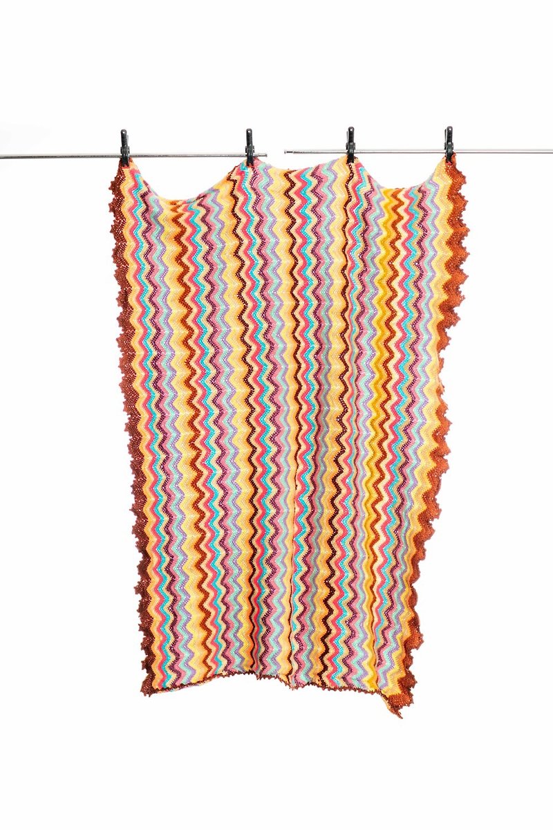 Crochet Blanket 鉤針編織毯 二手 古著 Vintage Homedecor 地毯 - 地墊/地毯 - 棉．麻 