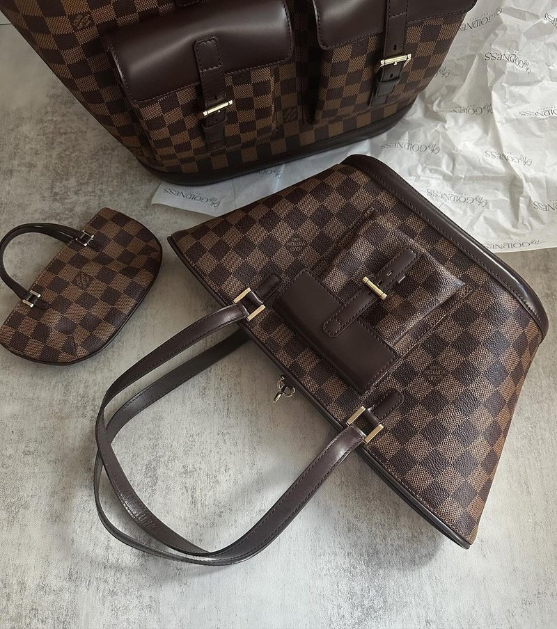 中古包 LV路易威登 店老闆覺得這款包比neverfull還漂亮 - 手提包/手提袋 - 其他材質 咖啡色