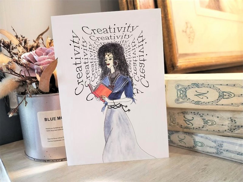 Postcards, Watercolor Cards, Hand Drawn - Cards & Postcards - Paper White