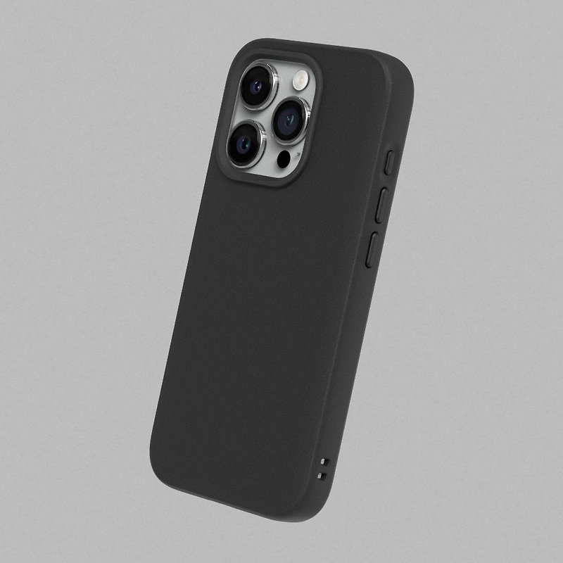 SolidSuit classic anti-fall phone case-classic black-for iPhone series - Phone Cases - Plastic Black