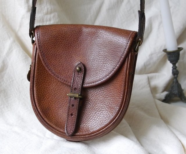 Authentic Vintage Mulberry Crossbody Shoulder Bag Black Pebbled Leather  Purse