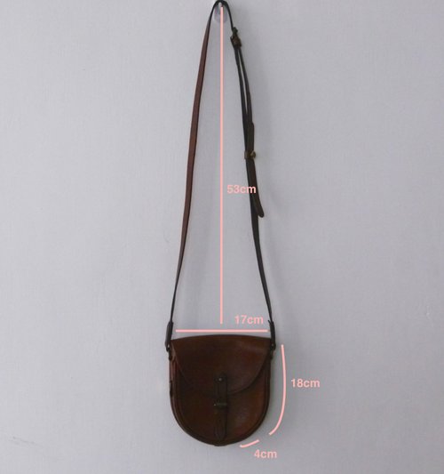 FOAK Mulberry Brown Leather Antique Saddle Bag - Shop foakvintage