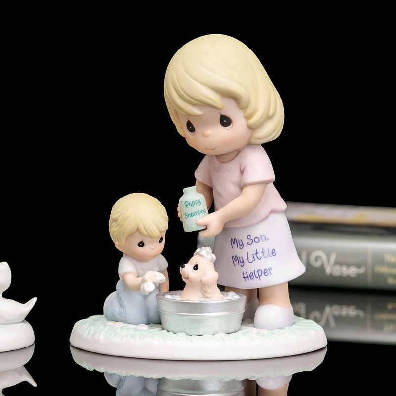 Precious Moments 2009 母親節禮物 My Son My Little Helper - 公仔/玩偶 - 瓷 