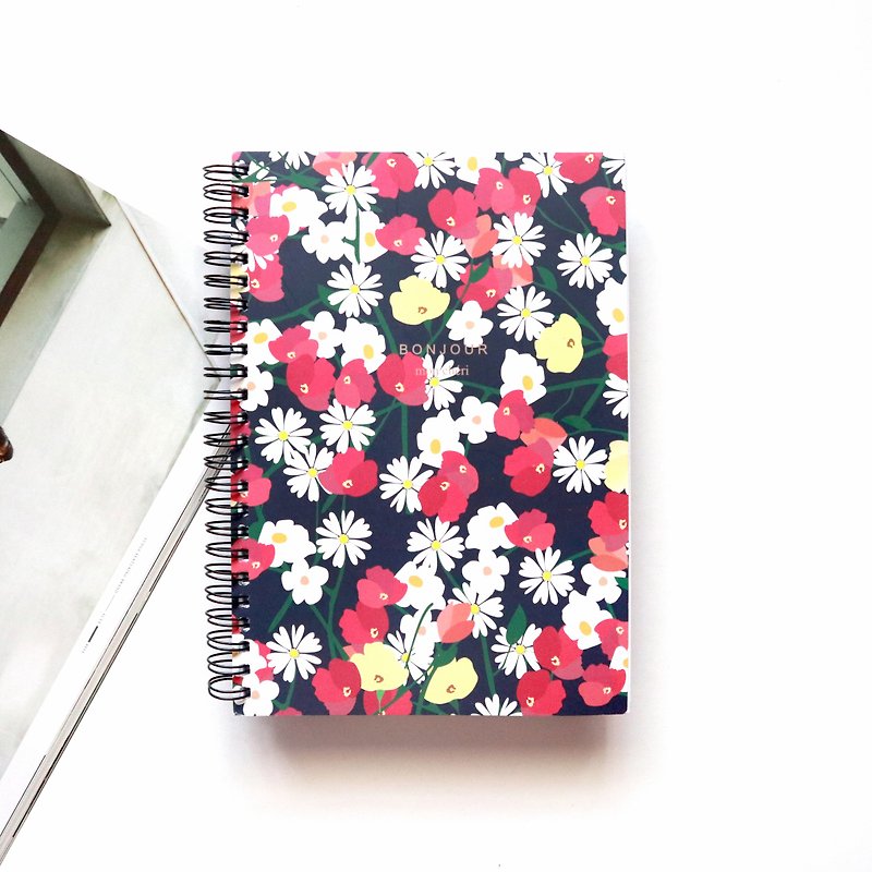 Mary Garden French Notebook - Notebooks & Journals - Paper Blue