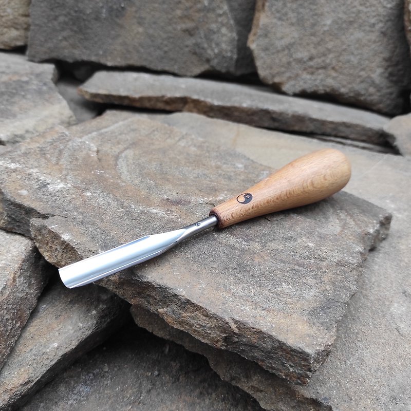 Forged Gouge. Compact chisel. Wood carving tools. - ชิ้นส่วน/วัสดุอุปกรณ์ - โลหะ 