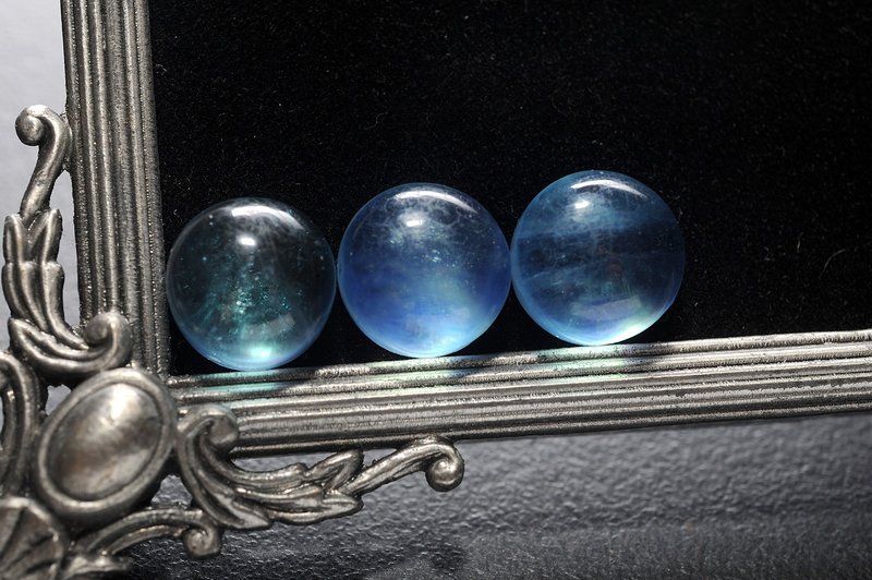 Aquamarine (3 pieces) ore/crystal/DIY/good luck/lucky/anti-villain - Metalsmithing/Accessories - Semi-Precious Stones 