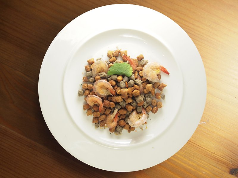 Vanilla kitchen cat natural food (vibrant shrimp) - อาหารแห้งและอาหารกระป๋อง - อาหารสด สีส้ม