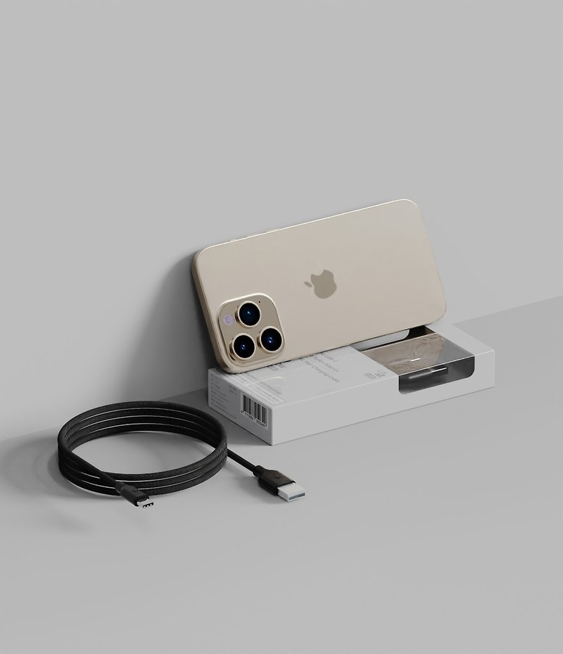 Allite EASY CABLE 磁吸收納編織快充線 USB-A to USB-C - 行動電源/充電線 - 其他材質 黑色