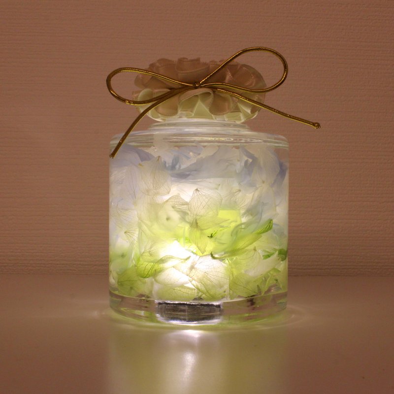 フラワーライト　ブルーグリーン系 - 乾燥花/永生花 - 植物．花 藍色
