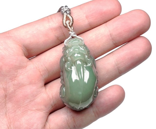 和田玉 【碧玉】 貔貅ペンダント 20*11*8／4g 【国家鑑定機関認可済】 100％天然 加工なし 碧玉 和田玉 ネックレス 天然石 海外鑑定