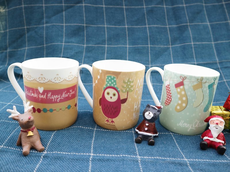Buy 2 Get 1 Free For Christmas Packaging In 48 Hours Delivery Bone Porcelain Mugs-Three Exchange Gifts - Mugs - Porcelain 