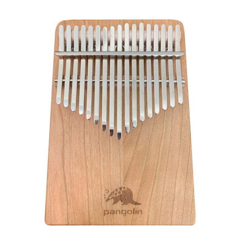 Cherry solid wood kalimba comes with a tuner + school bag + instrument cleaning cloth, complete instrument and accessories, made in Taiwan - Guitars & Music Instruments - Wood Pink