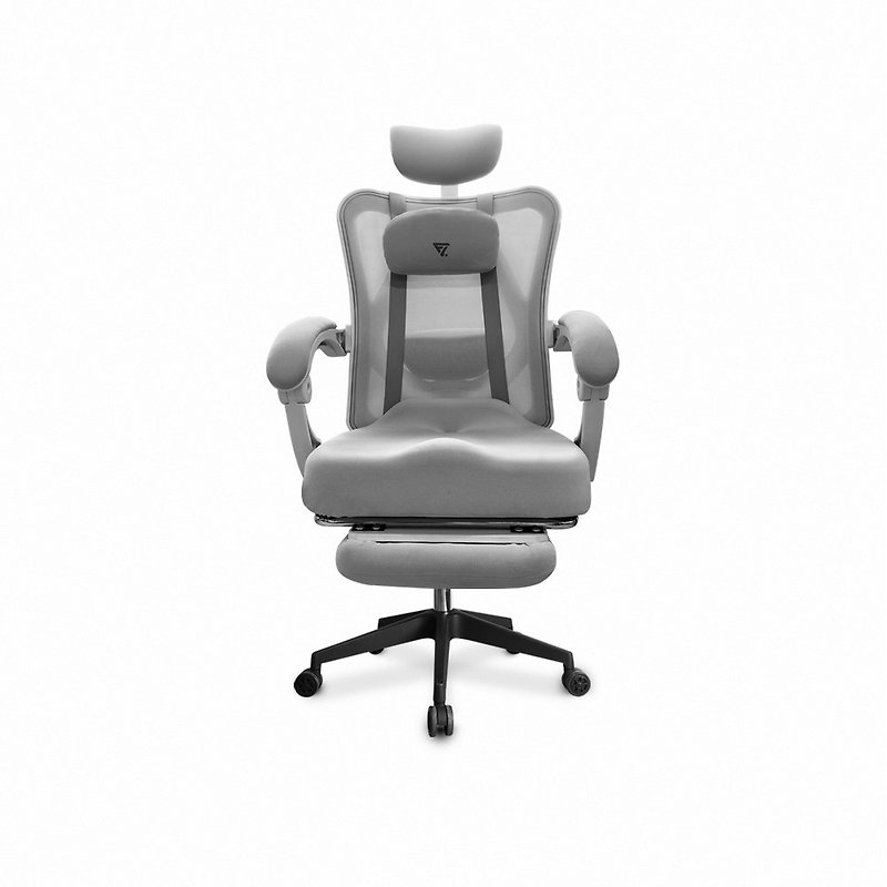 Future Lab. 7D Ergonomic Computer Recliner Chair (White) - Chairs & Sofas - Plastic Black