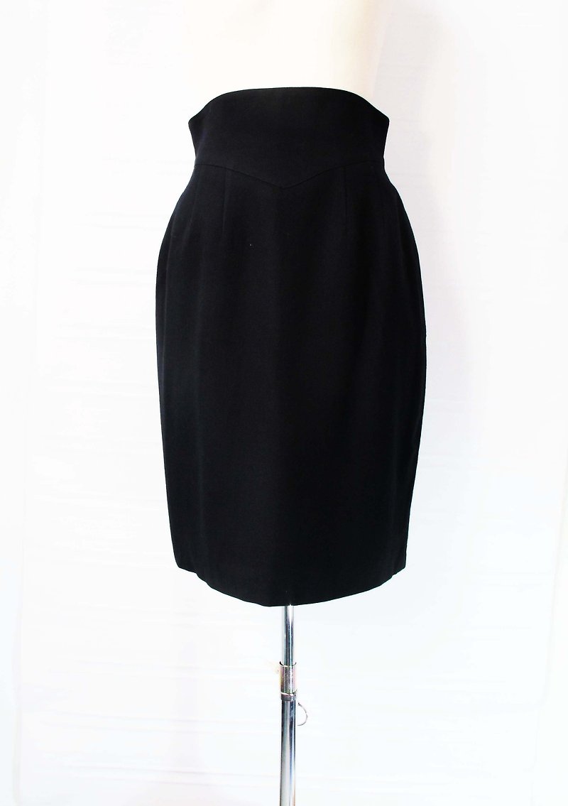 Wahr_ black high waist skirt - Skirts - Other Materials 
