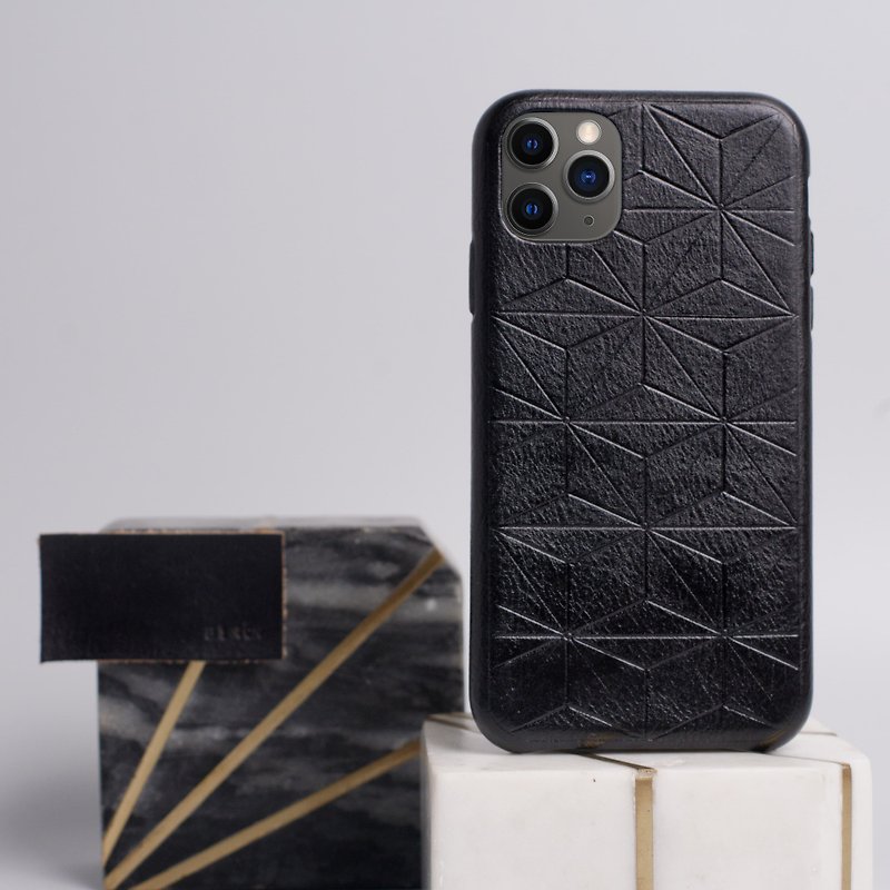 Leather iPhone 11 Pro, 11 Pro Max, XR, Xs Max, 7/8 cases - Phone Cases - Other Materials Black
