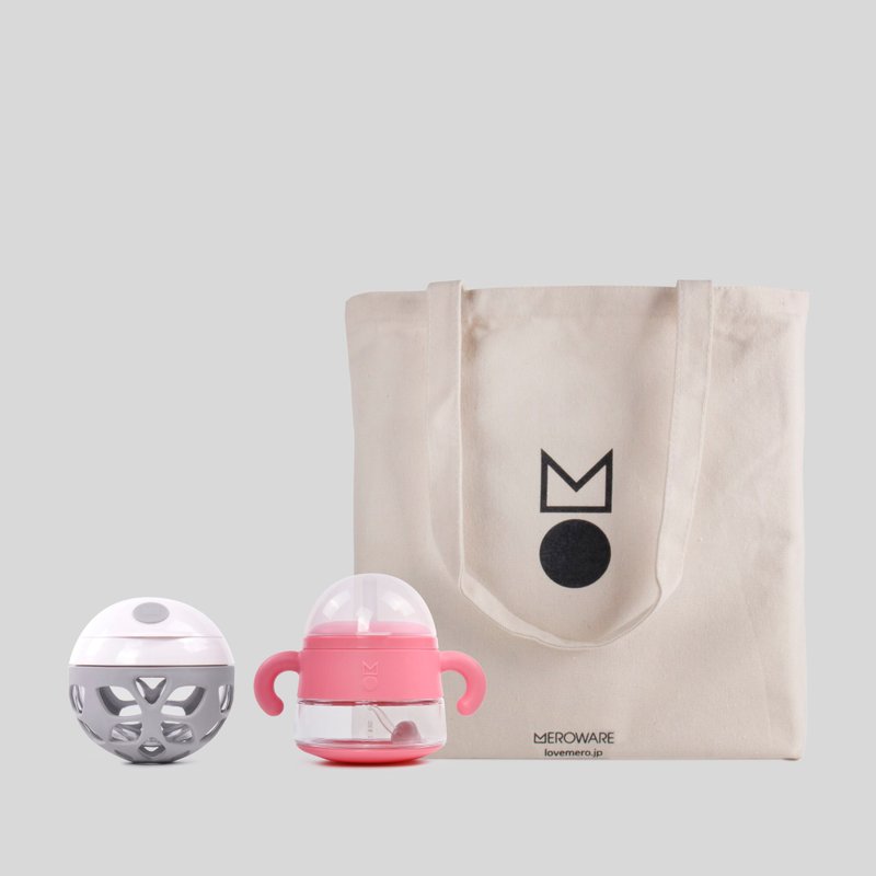 meroware ALICE吸管杯及ELLE零食球 禮品裝 - 奶瓶/奶嘴 - 塑膠 藍色