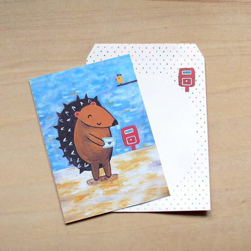 Universal Card∣ Little Hedgehog - Cards & Postcards - Paper Multicolor