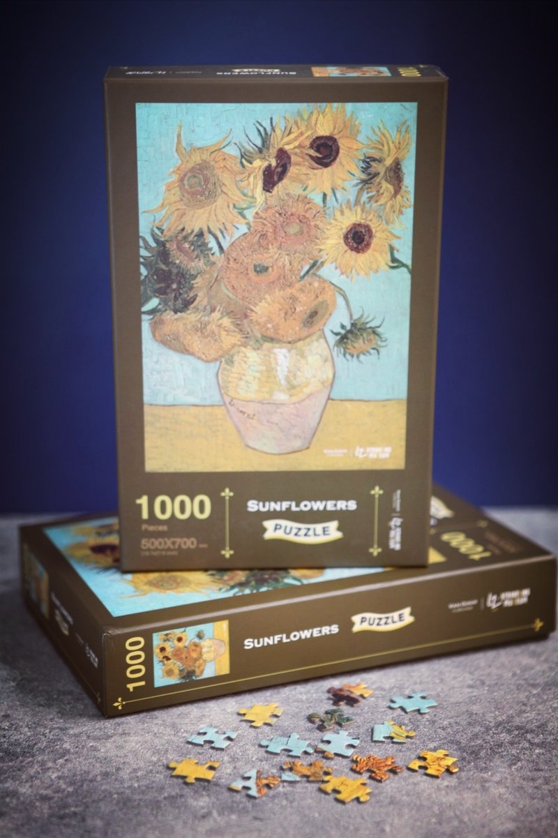 Van Gogh- Sunflowers Jigsaw Puzzle - โปสเตอร์ - กระดาษ หลากหลายสี