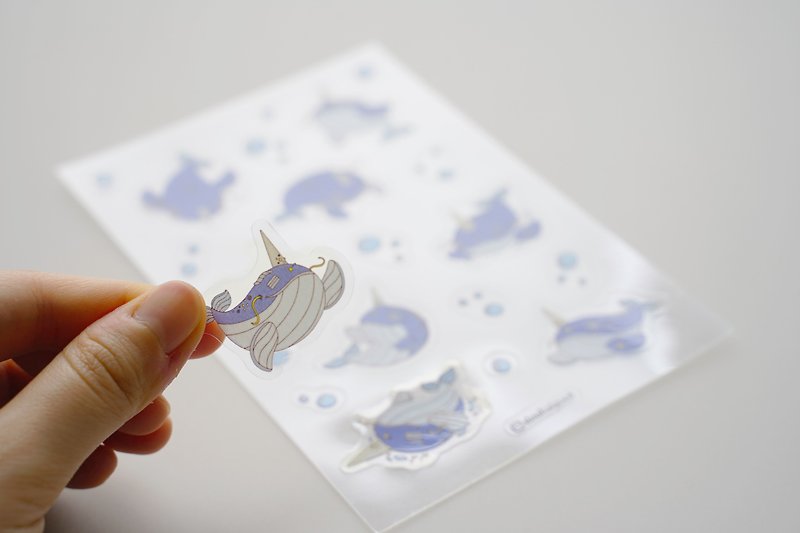 [Must-have for handbook] Sang Kun transparent stickers - Stickers - Plastic Transparent