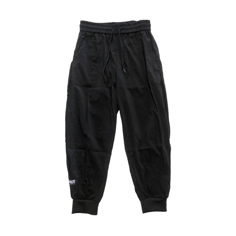 JANWONG Japanese summer thin casual sports trousers 9-point pants sports pants - กางเกงขายาว - วัสดุอื่นๆ 