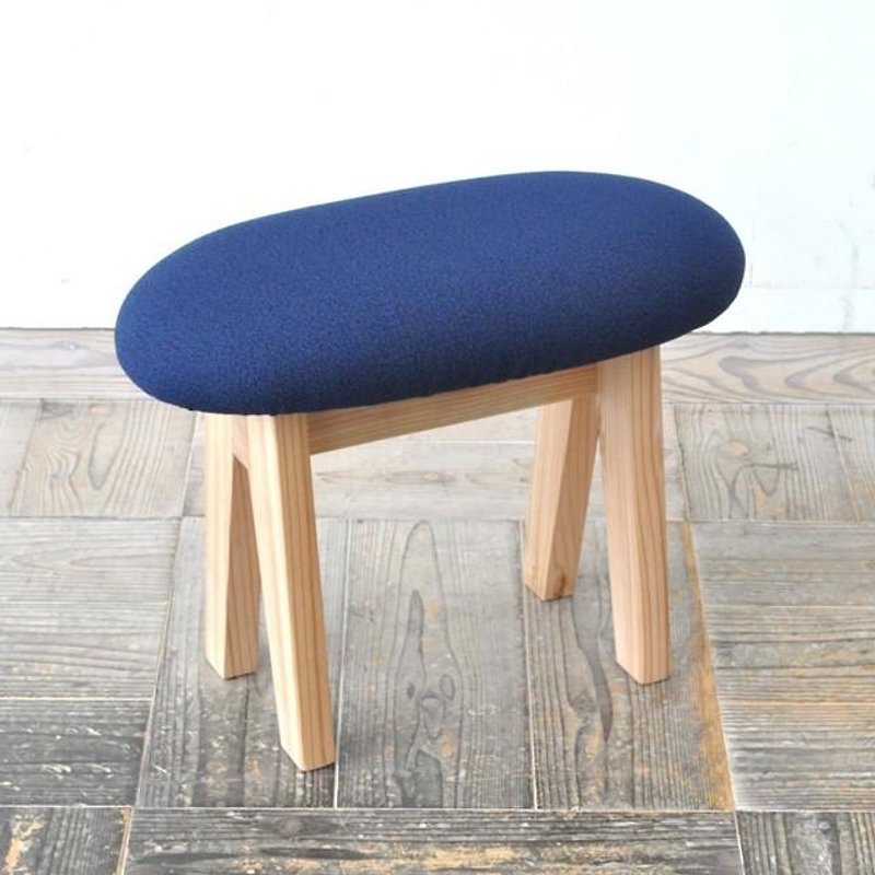 Cutie chair (Natural × Blue) - เฟอร์นิเจอร์อื่น ๆ - ไม้ สีน้ำเงิน