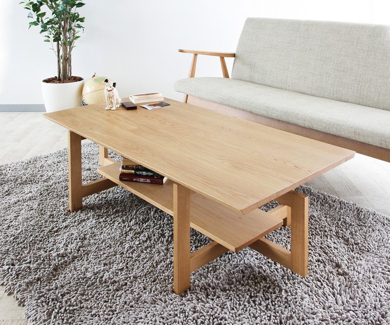 Yamamuro Furniture Manufacturing Linea No.508 Center Table - โต๊ะอาหาร - ไม้ สีนำ้ตาล