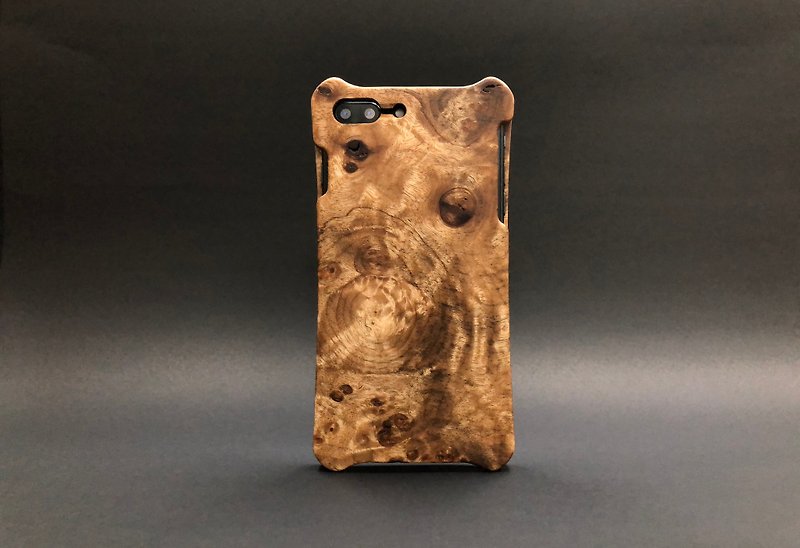 iPhone 5.5 inch Burmese gold camphor wood case - Phone Cases - Wood Brown