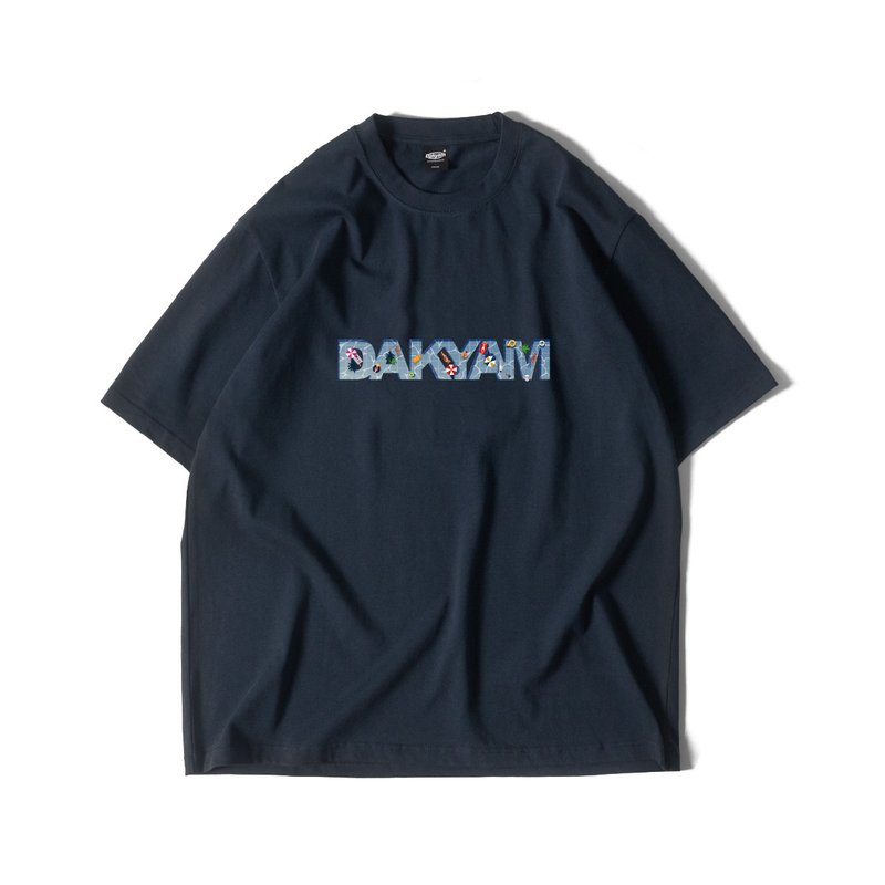 DAKYAM Summer the Pool Text-type creative pool print casual short-sleeved T-shirt - Men's T-Shirts & Tops - Cotton & Hemp 