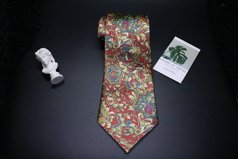 Vintage silk tie / everyday casual collection/ - Ties & Tie Clips - Silk Multicolor