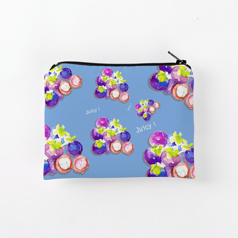 Juicy - mangosteen | water purse purse - กระเป๋าใส่เหรียญ - วัสดุกันนำ้ สีม่วง