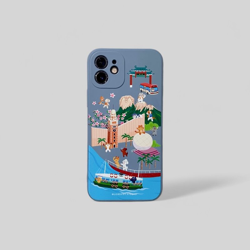 Wangmiao Hong Kong Tour Phone Case/Lion Rock/Own Original Design - Phone Cases - Silicone Multicolor
