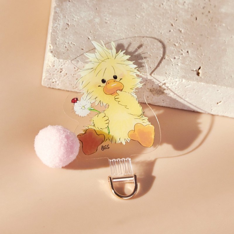 Suzy's Zoo cute Witzy mobile phone hanger/clip - Phone Accessories - Plastic Transparent