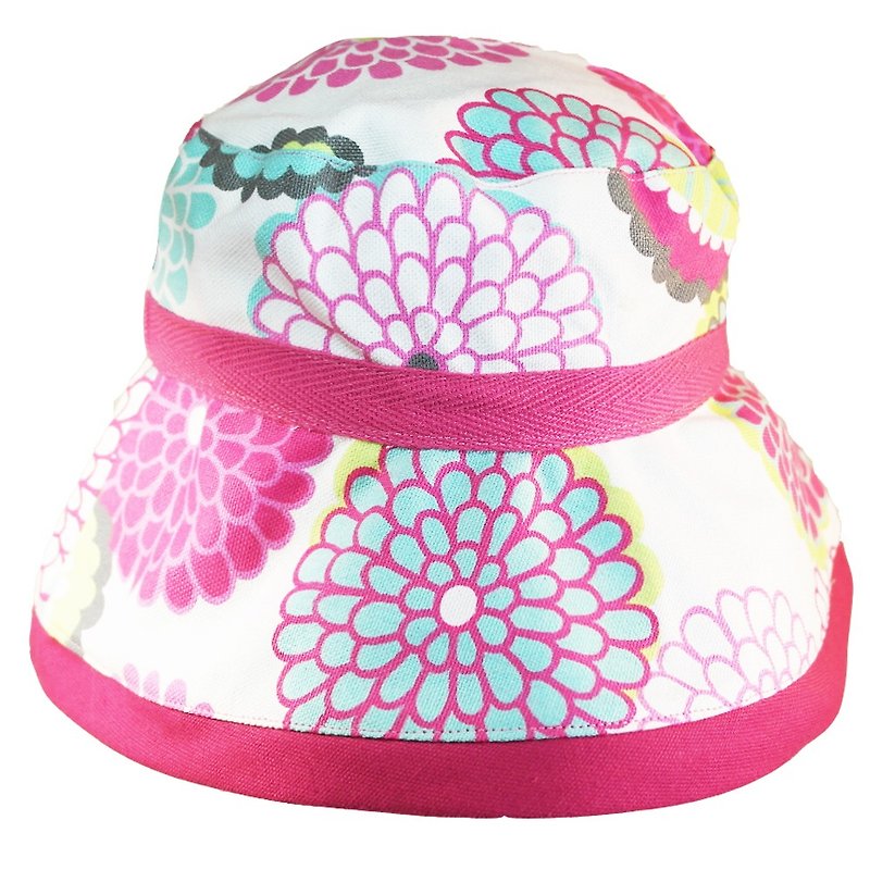 ATIPA ビンテージビンテージつば広帽子 - 帽子 - その他の素材 ピンク