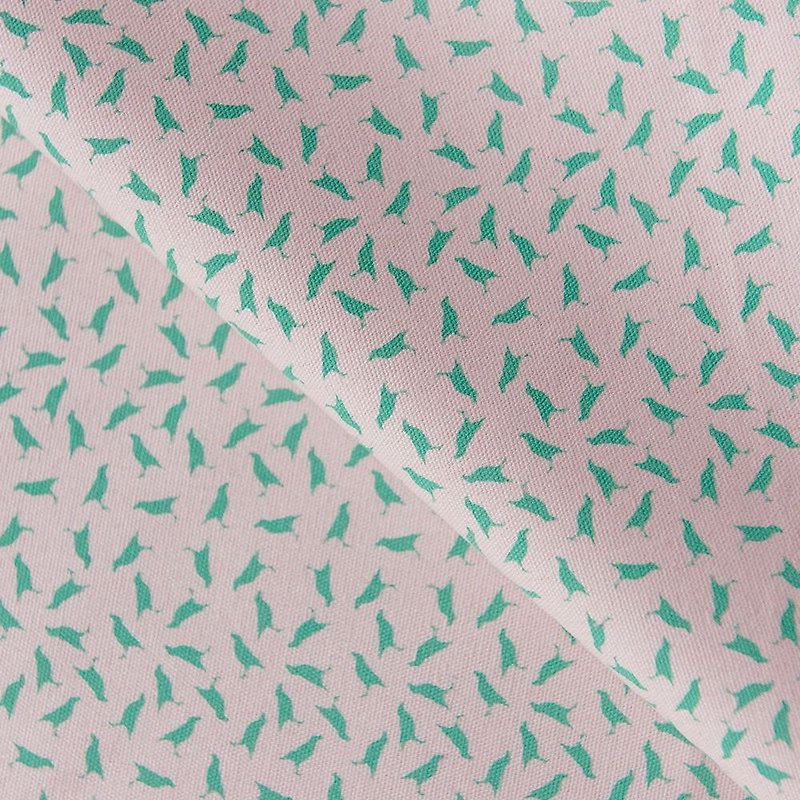 Handprint cotton canvas -250g/y/ Taiwan Starling 4/flower pink - เย็บปัก/ถักทอ/ใยขนแกะ - ผ้าฝ้าย/ผ้าลินิน สีเขียว