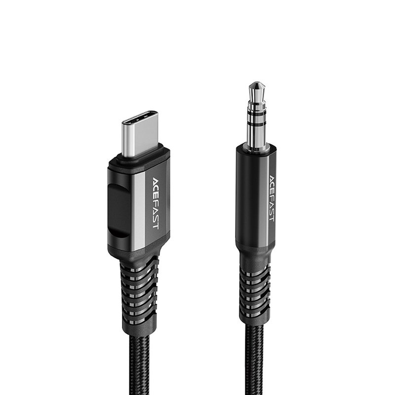 ACEFAST TYPE-C轉3.5mm 鋁合金編織音源轉接線C1-08 - 科技小物 - 鋁合金 