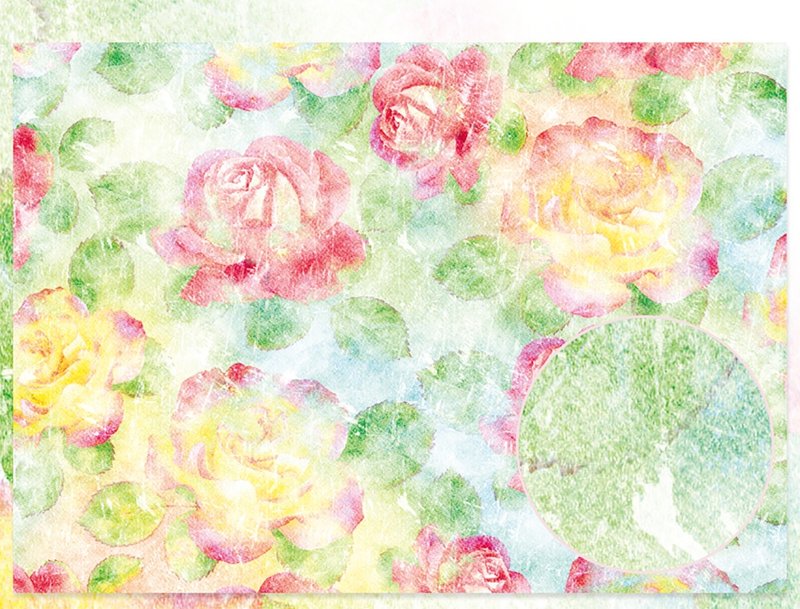 Pond garden Wrapping Paper / Scrapbook Paper / 25sheet A4 size - 其他 - 紙 