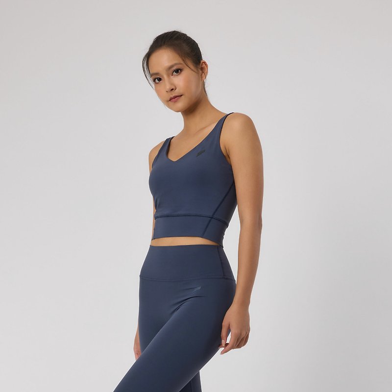 U-shaped sports vest [Quiet Blue] - Women's Athletic Underwear - Other Materials Blue