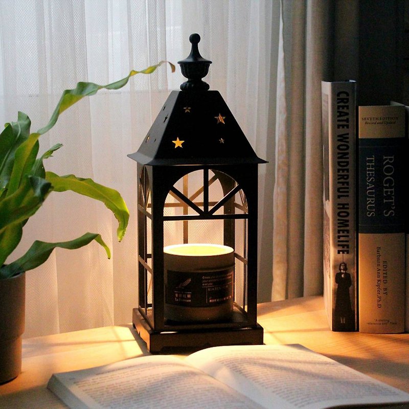 【Birthday Gift】Paris Gothic Fragrance Melting Wax Lamp - โคมไฟ - โลหะ สีทอง