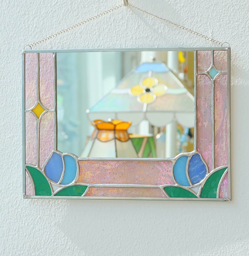 Starflower Wall Mirror - 壁貼/牆壁裝飾 - 玻璃 多色