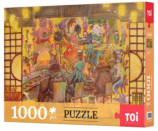 TOi Tuyi [Architecture] 1000-piece jigsaw puzzle DIY illustration board  game gift box is a good choice for New Year gifts - Shop TOi - Puzzle  Puzzles - Pinkoi