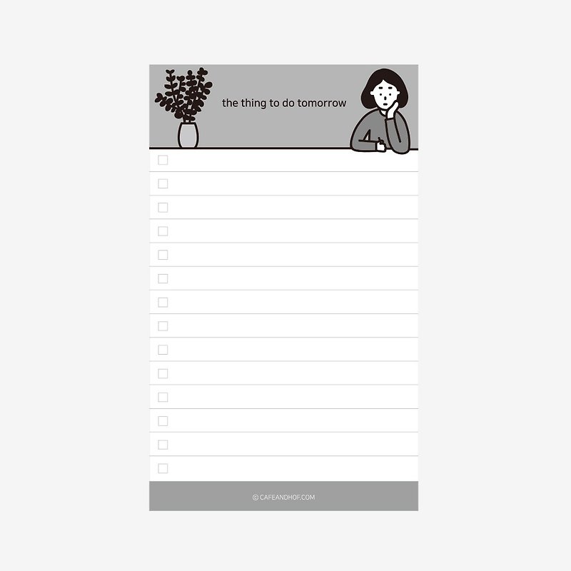 to do list notepads - 便條紙/便利貼 - 紙 白色