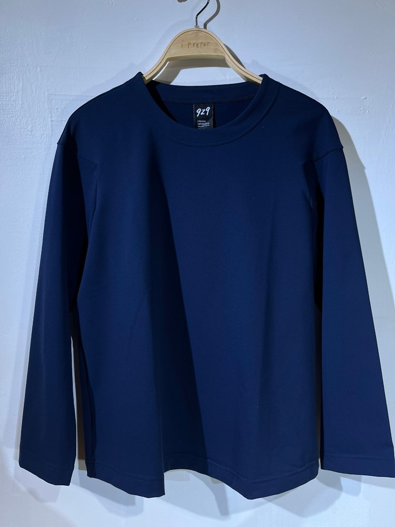 Blue vest solid elastic top - เสื้อผู้หญิง - ไนลอน 