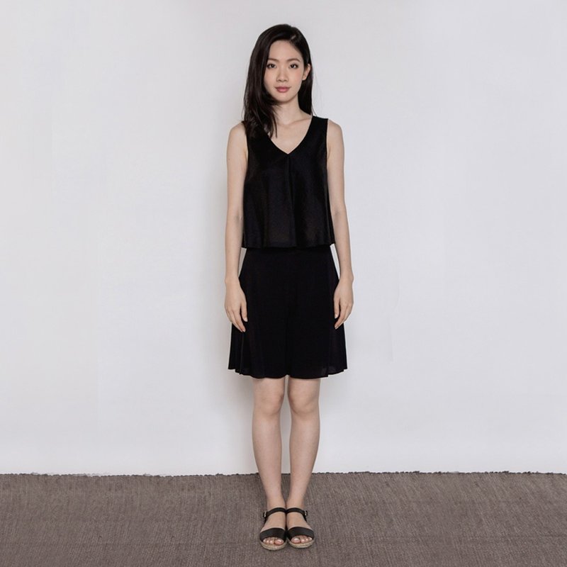 沉靜冥想短褲裙 Peaceful Mind Culotte Shorts P105 - 女短褲/五分褲 - 其他人造纖維 多色