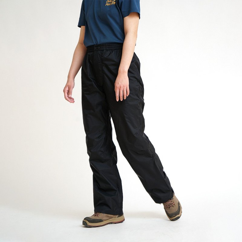 Waterproof and breathable functional rain pants - ร่ม - พลาสติก สีดำ