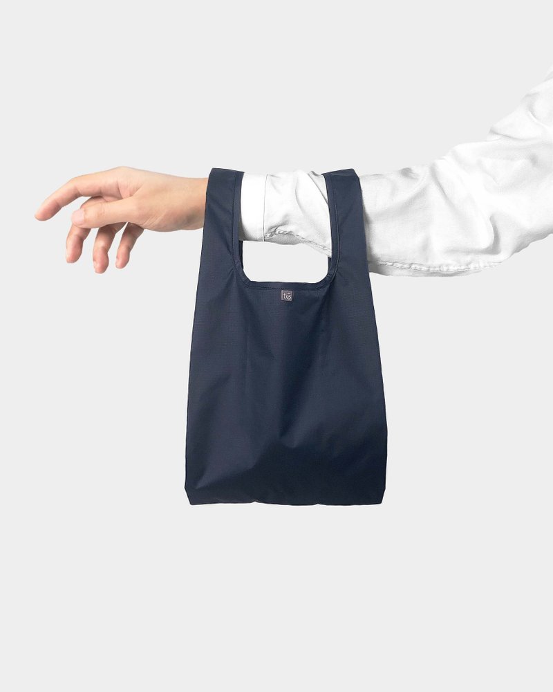 U2 reusable bag / Pinkoi Navy - กระเป๋าถือ - เส้นใยสังเคราะห์ สีน้ำเงิน