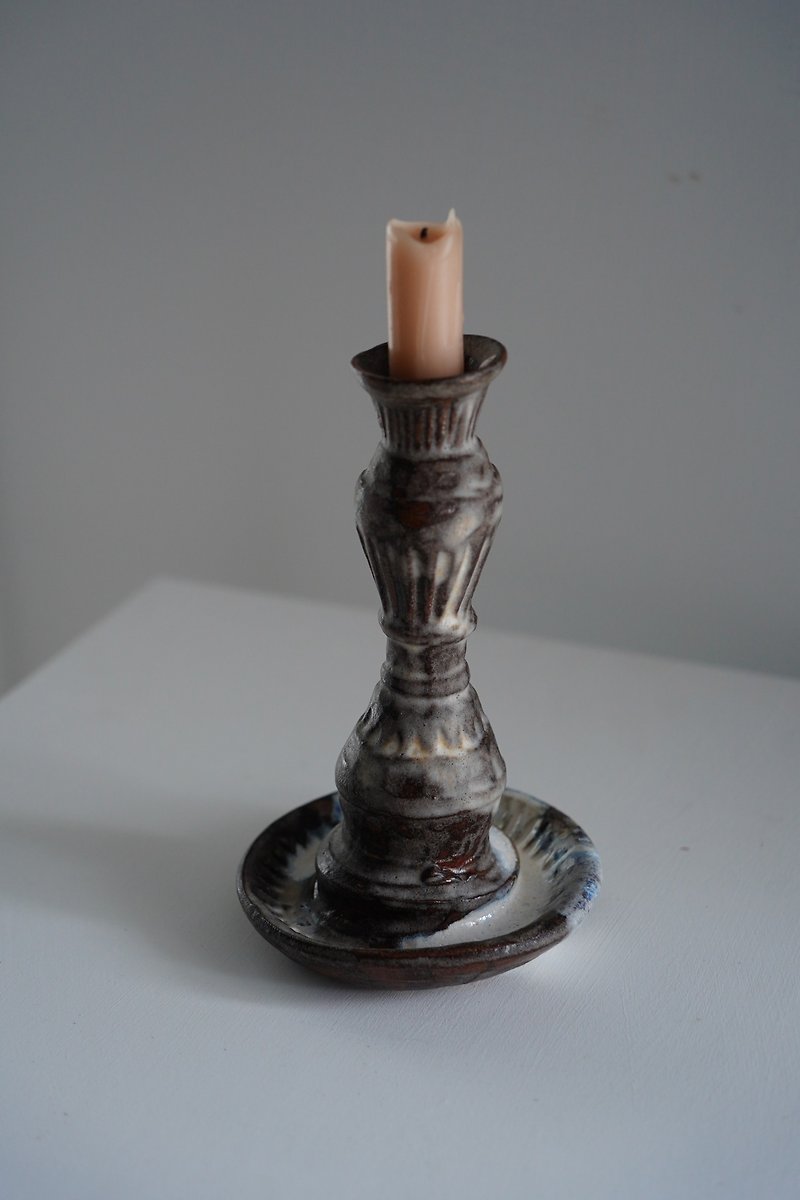 Original candlestick - เทียน/เชิงเทียน - ดินเผา สีนำ้ตาล