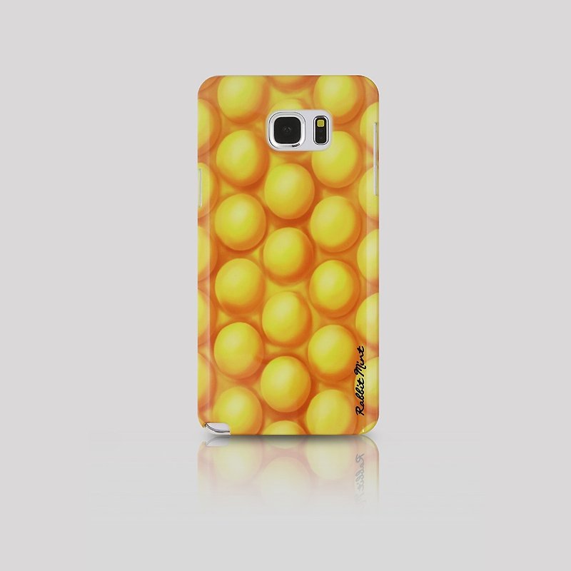 (Rabbit Mint) Mint Rabbit Phone Case - Hong Kong-style cuisine series (Egg) - Samsung Note 5 (00093) - Phone Cases - Plastic Yellow